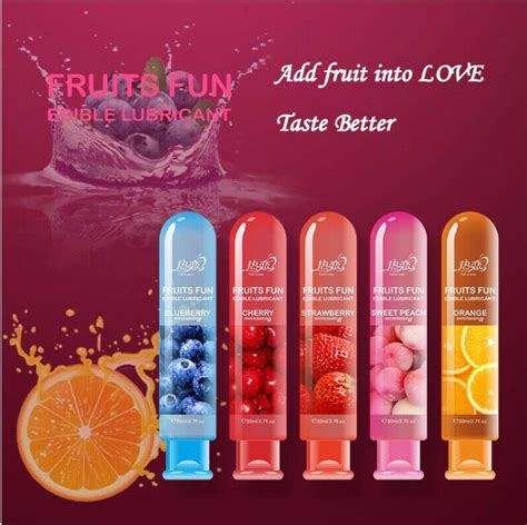 Sex Toys Ml Fruit Natural Organic Water Based Personal Edible Oral Anal Sex Lubricant Spray