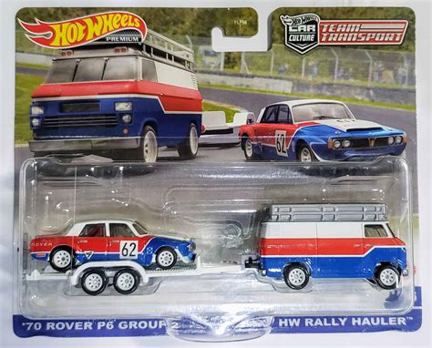 Hot Wheels Team Transport Rover P Group HW Rally Hauler Universo Hot Wheels