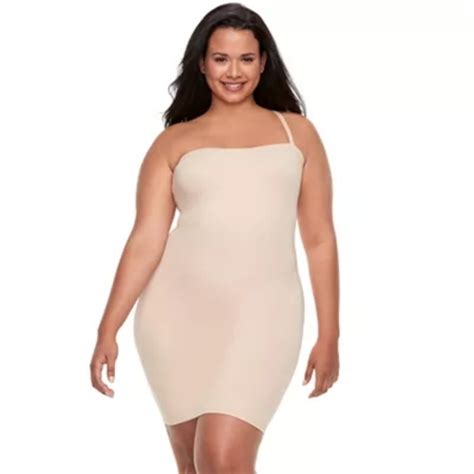 Assets By Spanx Intimates Sleepwear Nwt Red Hot By Spanx Sleek Slimmers Strapless Full