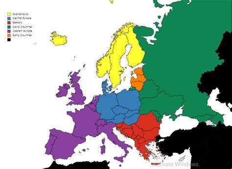 My Definition Of Europe's Regions : r/Maps