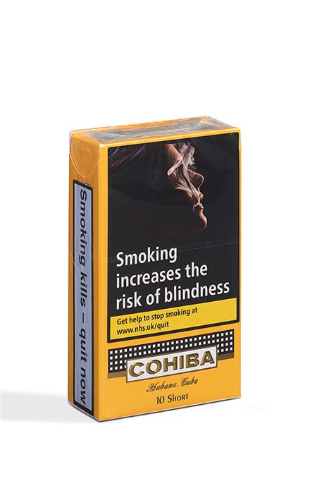 Cohiba Shorts Pack Of 10 Cigars James Barber Tobacconist