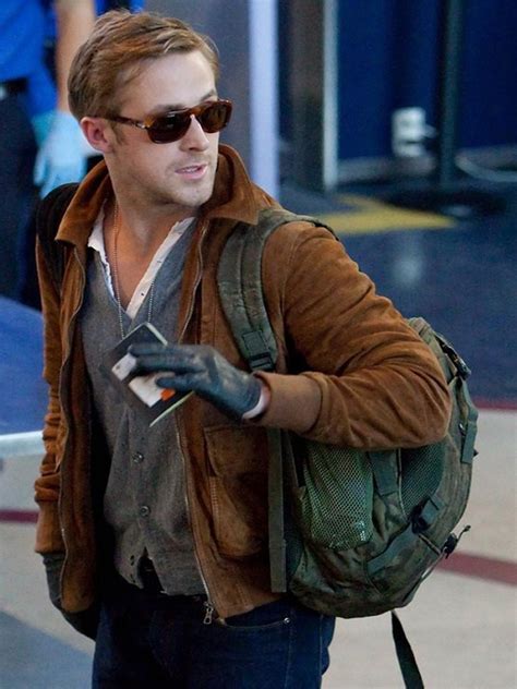 Ryan Gosling Brown Leather Jacket – Bay Perfect