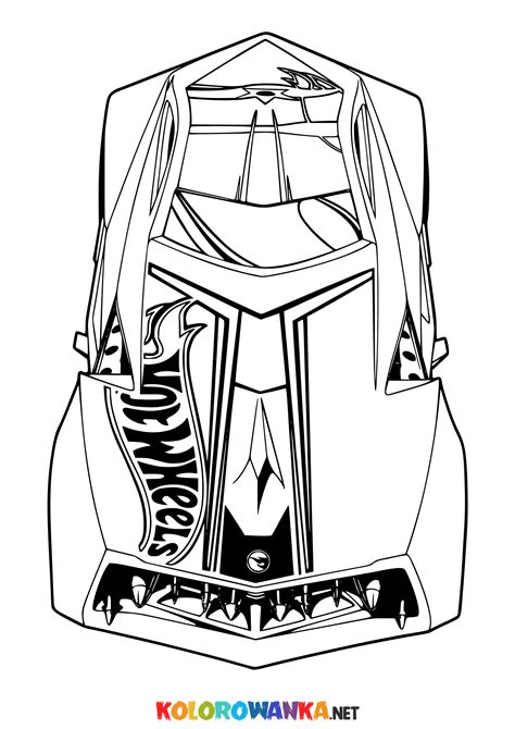 Kolorowanki Hot Wheels Kolorowanka Net