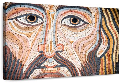 Mosaic Of Jesus Christ Wall Art Painting