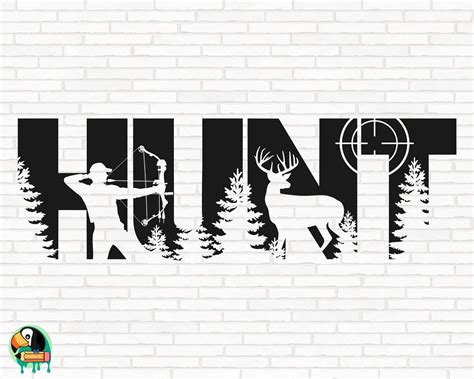 Hunting Svg Deer Hunting Svg Hunter Svg Hunt Life Svg Outdoor Hunt