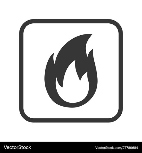 Keep away from fire packaging and logistic Vector Image
