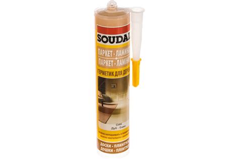 Паркетный акриловый герметик под дуб SOUDAL 111256 - выгодная цена ...