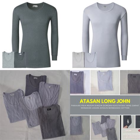 Jual Baju Long John Pria Kualitas B Abu Abu M Kab Bekasi Webs