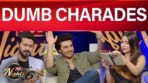 Dumb Charades Saboor Aly Ali Abbas Bol Nights With Ahsan Khan