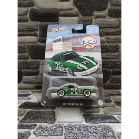 Jual Hot Wheels 1971 Porsche 911 Vintage Racing Club Reguler Card Shopee Indonesia