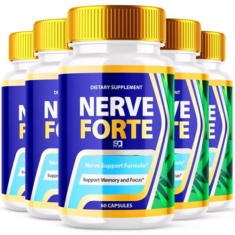 Nerve Forte Advanced Nerve Support Supplement 300 Capsules - Walmart