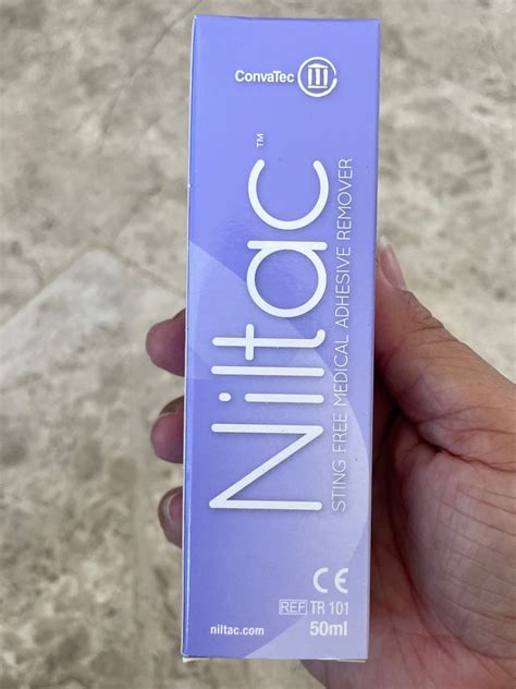Convatec Niltac sting Free Adhesive Remover - 50ml, Health & Nutrition ...