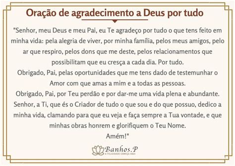 Oração Para Agradecer A Deus - 11 Orações de Agradecimento a Deus Por Tudo: Saúde, Trabalho e Amor