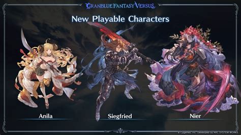 Granblue Fantasy Versus Rising Adds Grimnir Costumes New Training