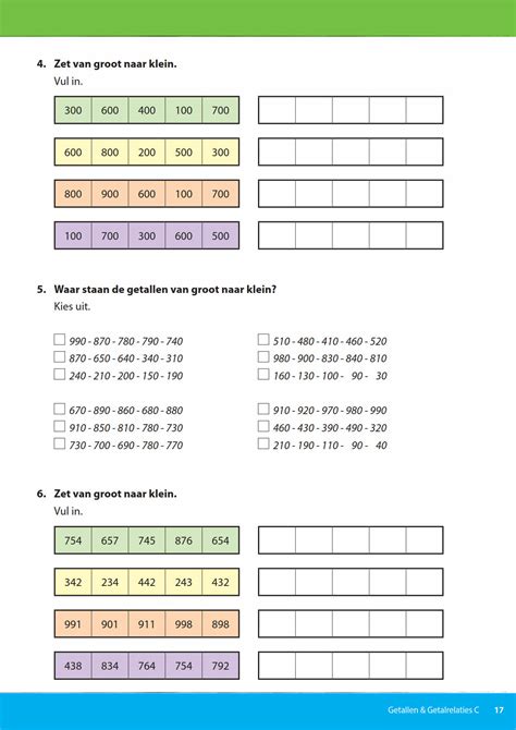 Kerndoeltrainer Getallen Getalrelaties C Educatieve Uitgeverij Kinheim