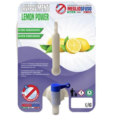 LAVAPAVIMENTI LEMON POWER Meglio Sfuso