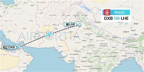 EK622 Flight Status Emirates Dubai To Lahore UAE622