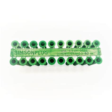 Buy Simson Universal Wall Plugs 35 65mm Strip Key Hardware