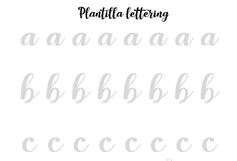 plantillas de lettering ultra economicas lettering abc