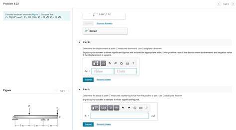 Solved Problem 8.22 3 of 5 Consider the beam shown in | Chegg.com