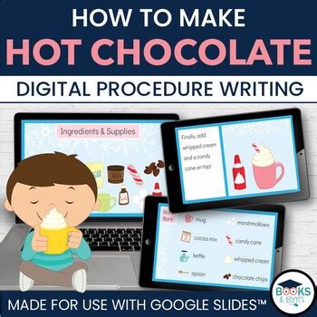 How To Make Hot Chocolate Procedure Writing Winter Activity For