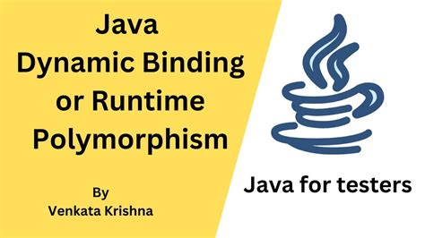 Java Polymorphism Dynamic Binding Or Runtime Polymorphism Youtube