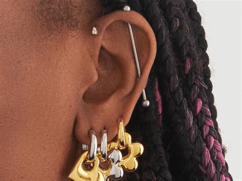 how to clean an industrial bar piercing