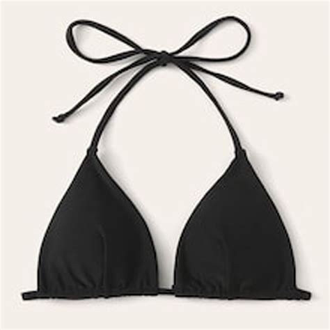 Sexy Bikini Top Solid Strips Bandage Swimwear Beac Grandado