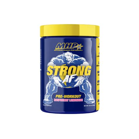 mhp strong af pre workout bodybuildingcom