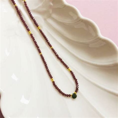 Collana Micro Spinelli Neri E Stelline Pirite Oro Rosa Sabrinabi