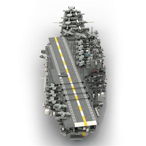 1/350 Nuclear-powered Aircraft Carrier | Medievalbrick.com