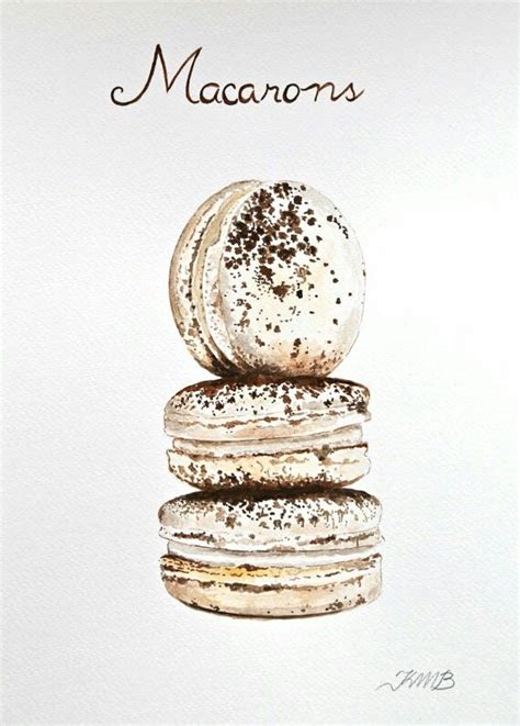 KMBnatureart : Original Macaroon | Disegno cibo, Cibo, Dolcetti