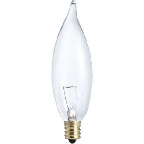 Philips Duramax 25 Watt Candelabra Base Ba9 Bent Tip Candle Light Bulbs