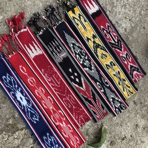 weaving ikat nusantara dayak motif sasak ntt shopee singapore