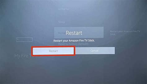 How To Restart Your Fire Tv Stick