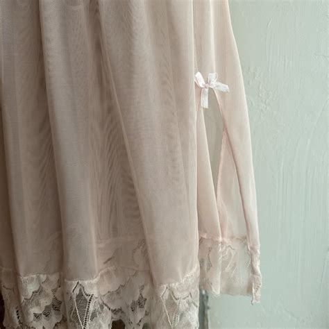 Baby Pink Sheer Lingerie Top Dress Push Up Depop