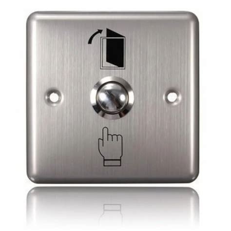 stainless steel switch panel door exit push button  industrial