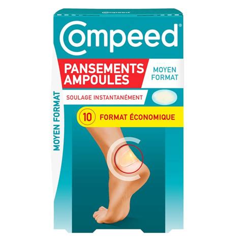 Pansements Ampoules Moyen Format Compeed Soulage La Douleur