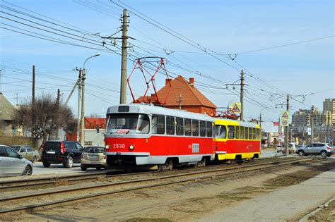 Волгоград, Tatra T3SU (двухдверная) № 2530; Волгоград, Tatra T3SU ...