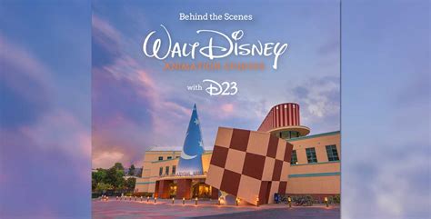 Tickets For Behind The Scenes At Walt Disney Animation Studios In