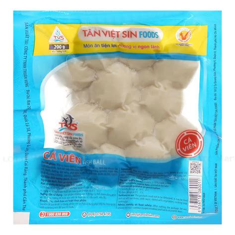 Cá Viên Tân Việt Sin Gói 200G