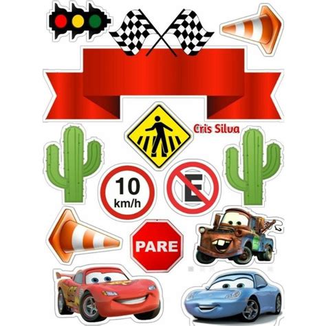 Topo De Bolo Carros Shopee Brasil