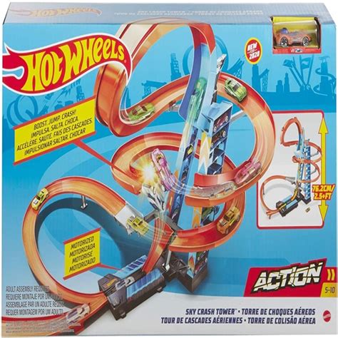 Pista E Ve Culo Torre De Colis O A Rea Hot Wheels Action Mattel Bmtoys