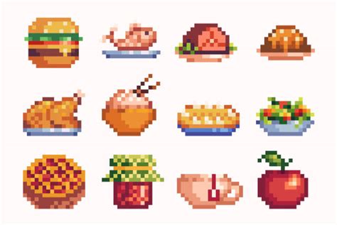 6000 Pixel Art Food Stock Illustrations Royalty Free Vector Graphics And Clip Art Istock