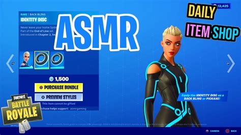 Asmr Fortnite New Tron Legacy Skins Daily Item Shop Update