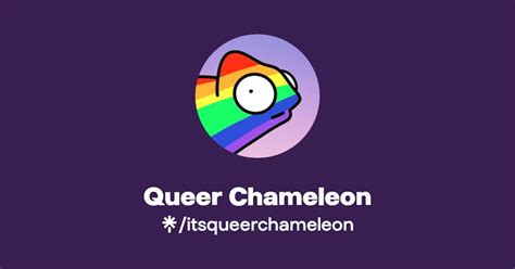 Queer Chameleon Instagram Tiktok Linktree