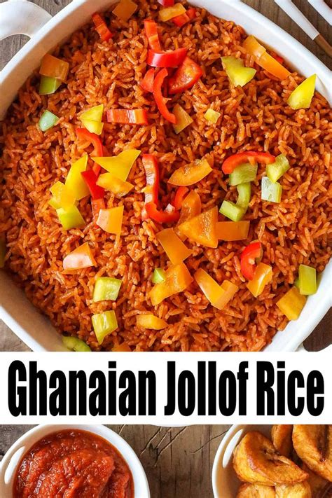 Ghanaian Jollof Rice | Recipe | Jollof rice, African recipes nigerian ...