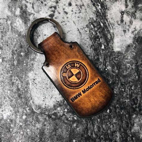 Bmw Keychain Bmw Motorrad Leather Keychain Can Be Etsy