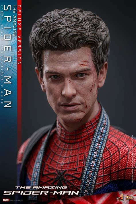Spider Man Deluxe Hot Toys MMS772 The Amazing Spider Man 1 6 Figure