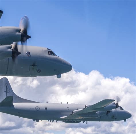 Rnzaf Farewells P K Orion Fleet With Formation Flight After More Than